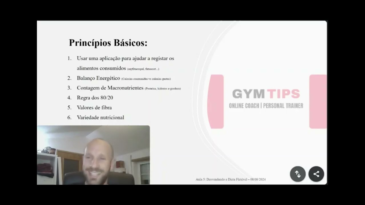 Aula 5: Desvendando a dieta flexível