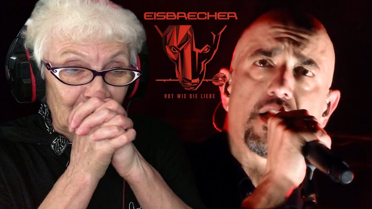 Eisbrecher - Rot wie die Liebe | РЕАКЦИЯ БАБУШКИ ХЕЙТЕР | REACTION GRANDMA