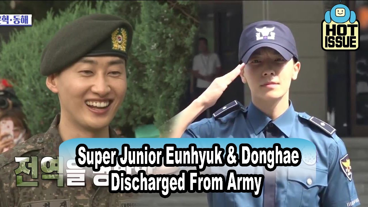 [HOT★ISSUE] Super Junior Eunhyuk & Donghae Were Discharged From Army 20170716
