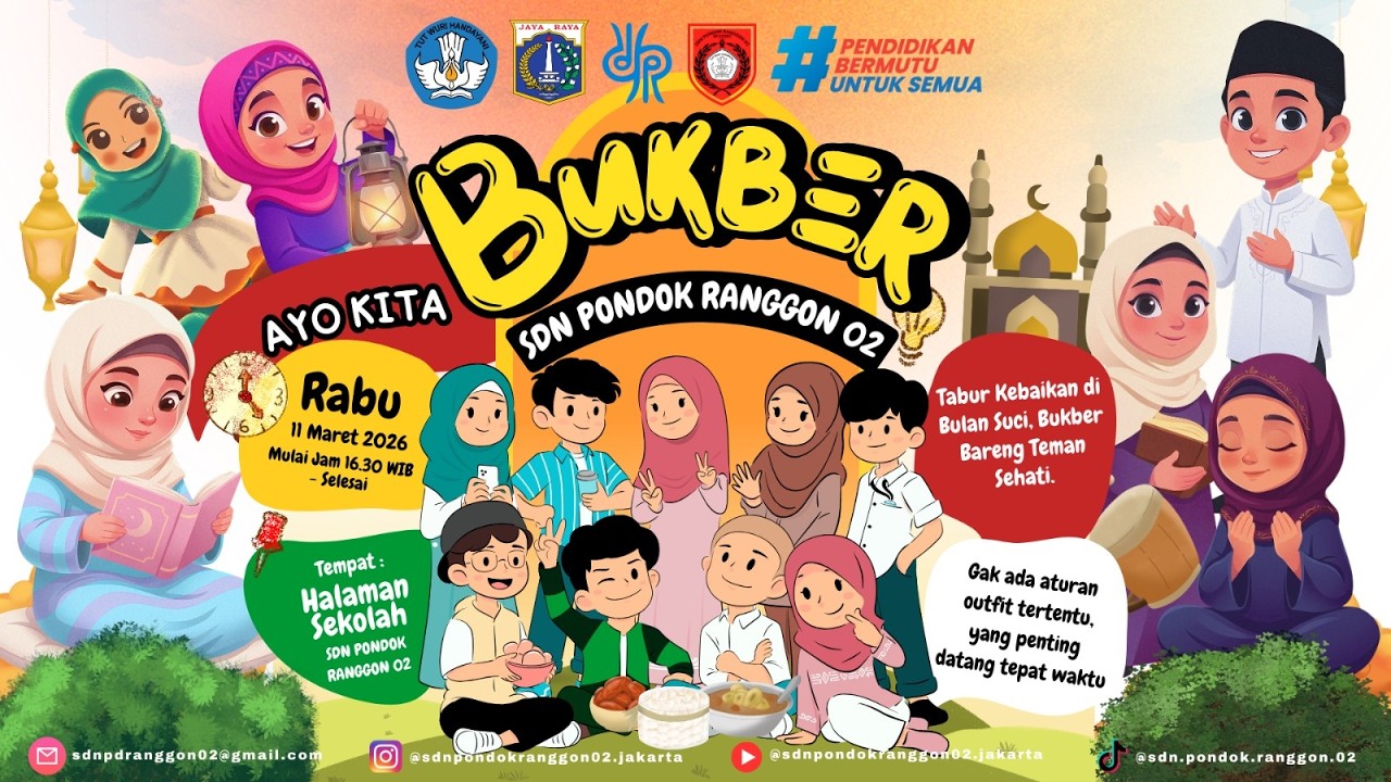 LIVE STREAMING BUKA BERSAMA SDN PONDOK RANGGON 02 RAMADAN 1447 H/ 2026 M