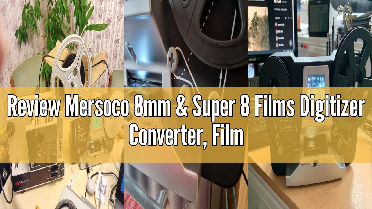 Review Mersoco 8mm & Super 8 Films Digitizer Converter, Film Scanner Converts Film Frame by Frame to