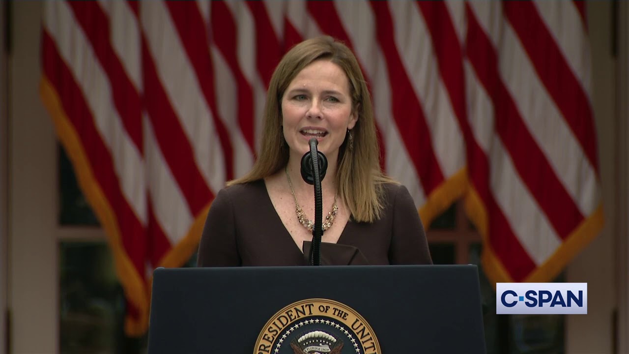 Complete Remarks from Supreme Court Nominee Judge Amy Coney Barrett