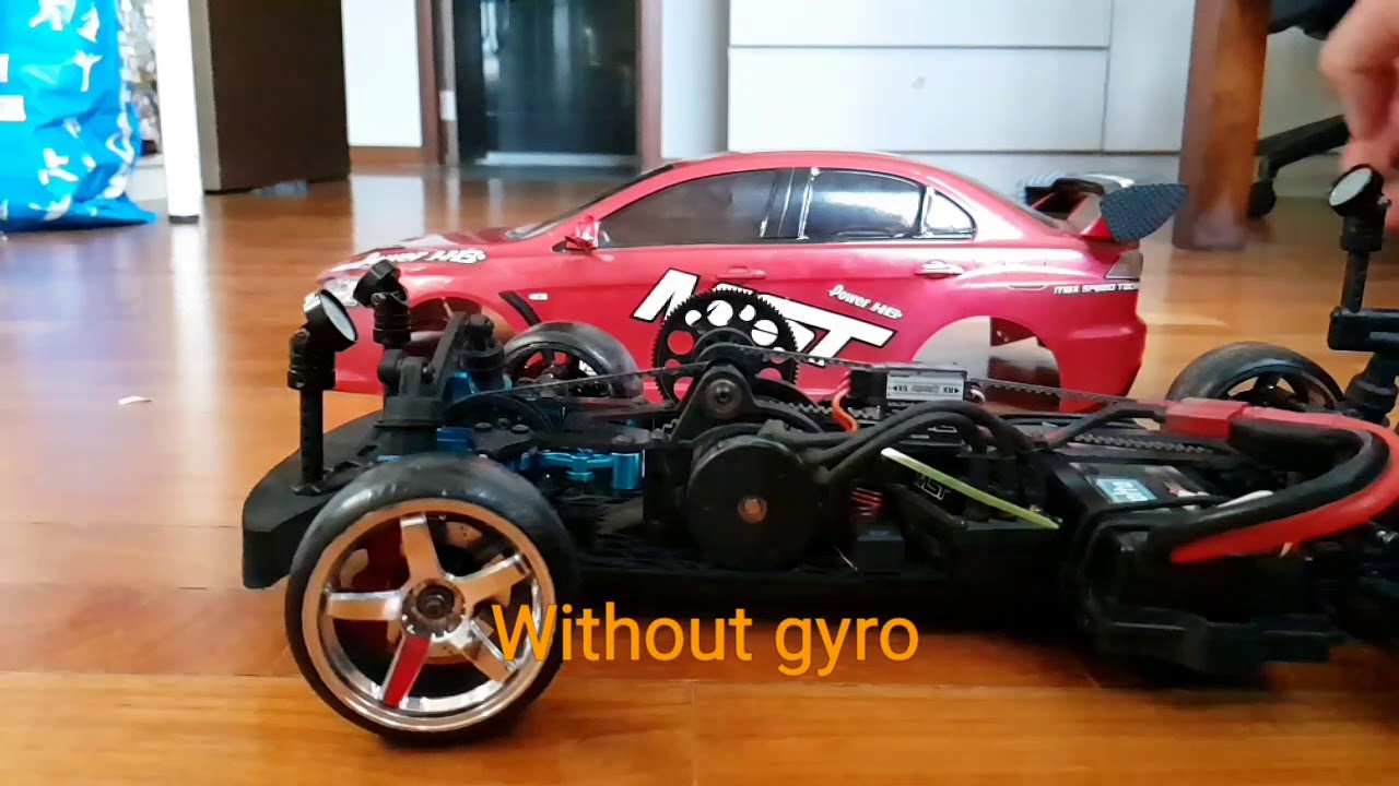 28.MST MS-01D RWD - Comparing gyro ON and gyro OFF