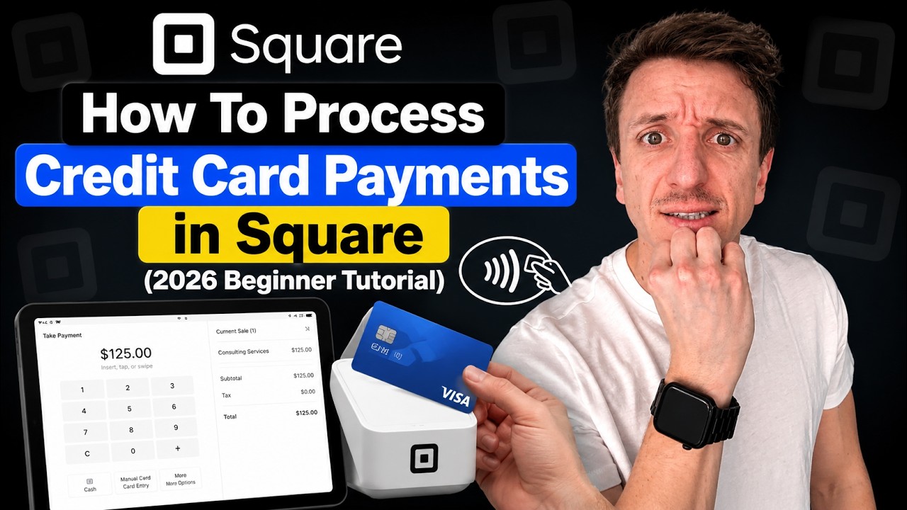How To Process Credit Card Payments in Square (2026 Beginner Tutorial)