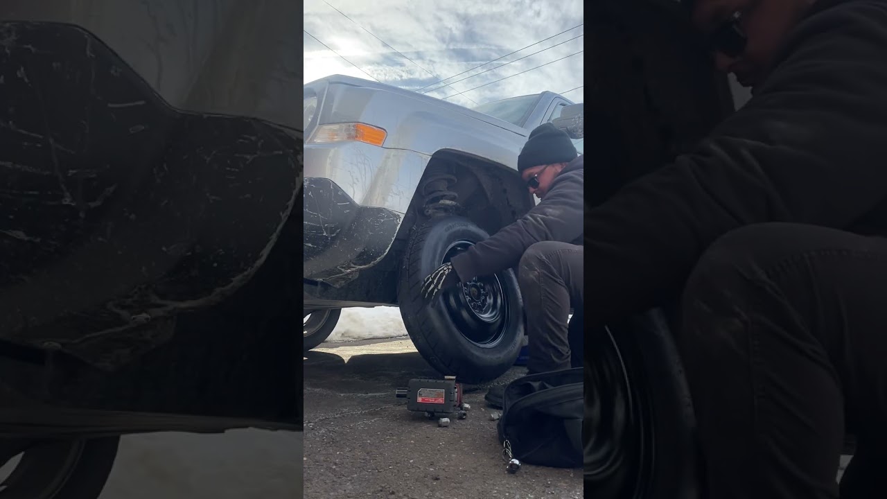 #automobile #tirechange #unique convos AAA roadside tire change in New Haven/ Hamden 