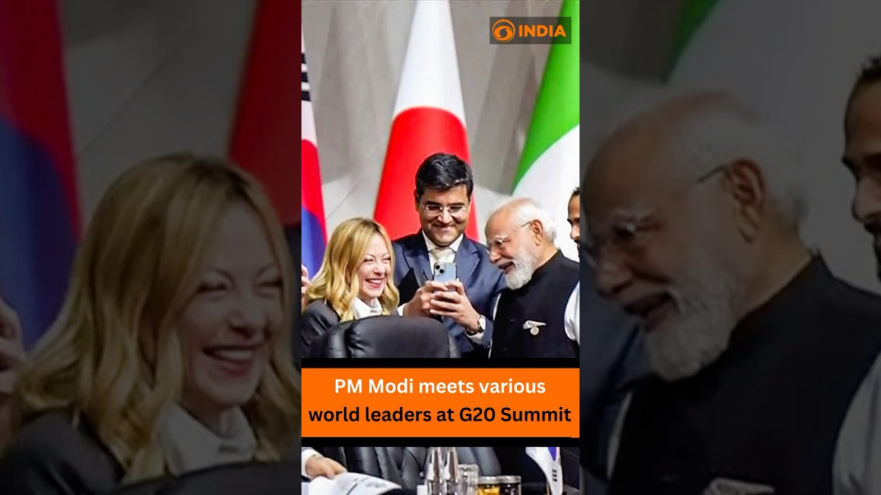 PM Modi meets various world leaders at G20 Summit