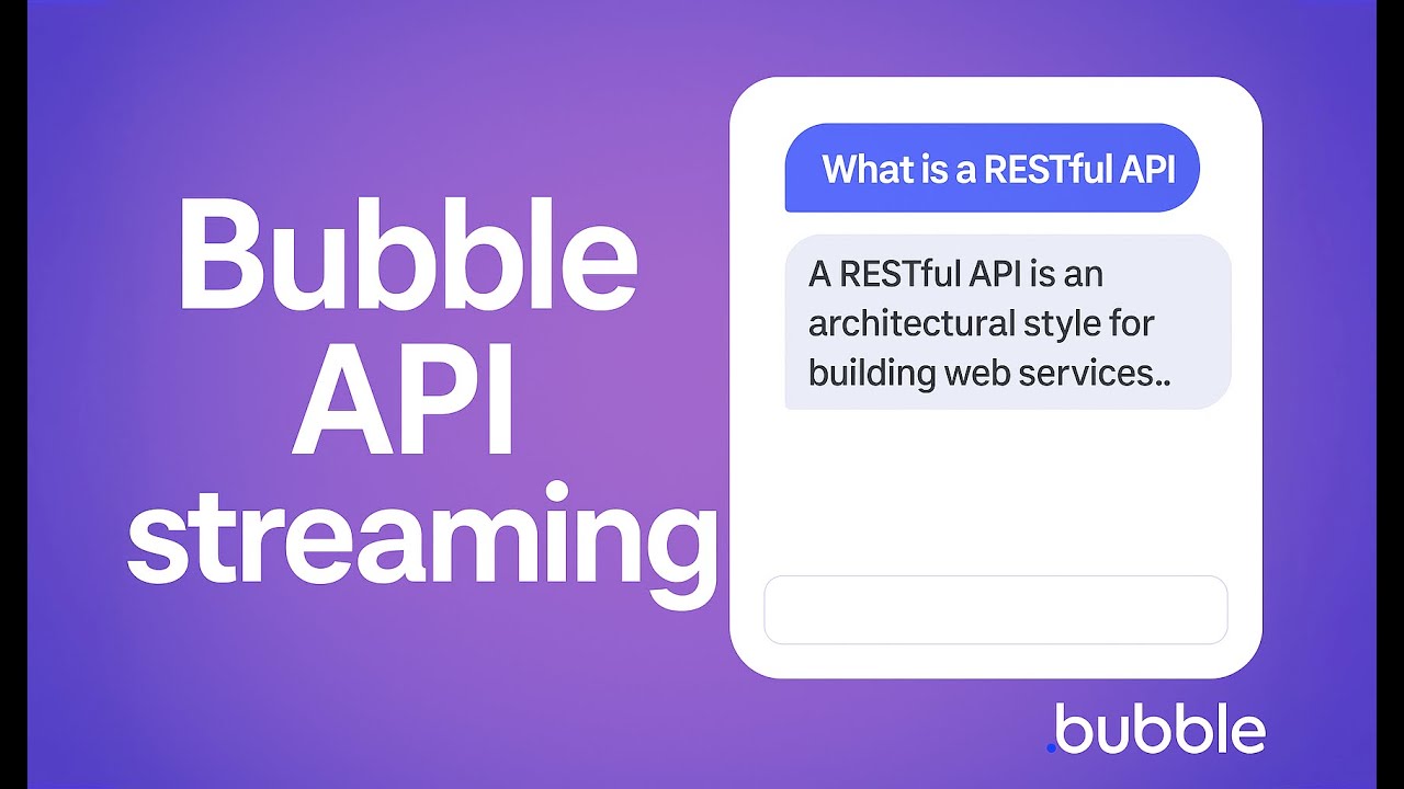 🔴 Nuevo en Bubble 2025 – Cómo usar Streaming API con OpenAI (sin código y en tiempo real) Sepu Hacks