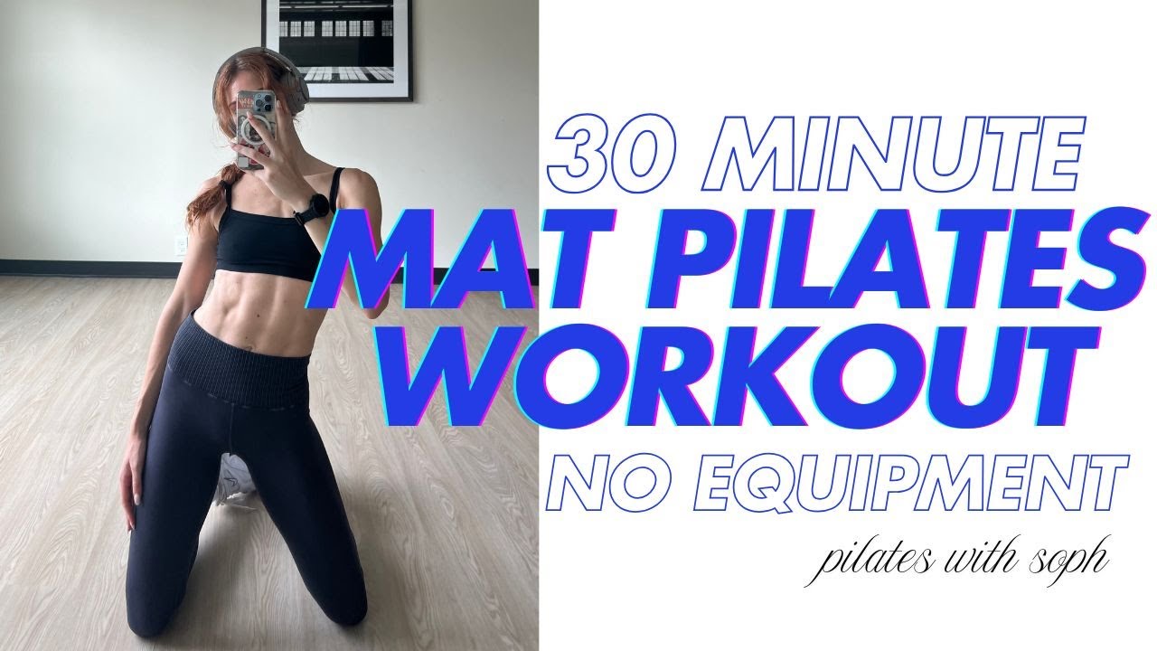 30 Minute Feel Good MAT Pilates Flow (BEGINNER FRIENDLY)