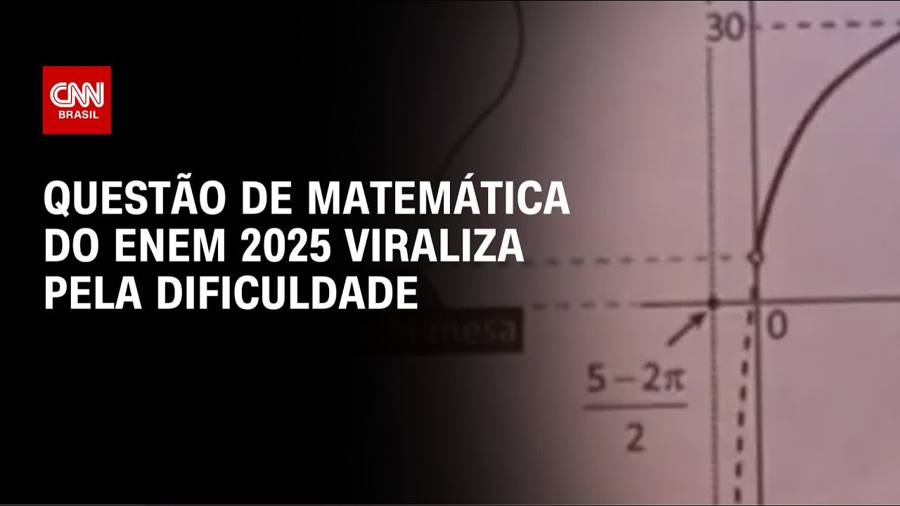 Enem 2025: entenda questão de matemática que viralizou pela dificuldade | LIVE CNN