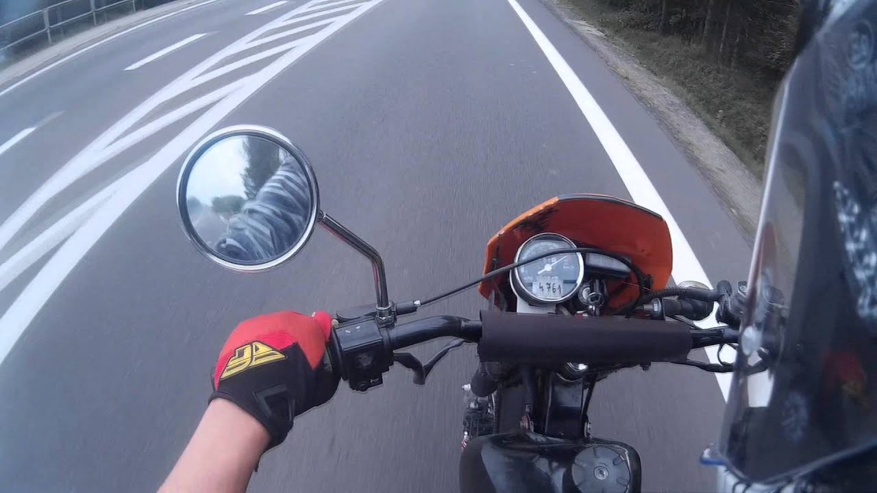 Kinroad XT 110 GY Acceleration (0-105Km/h)