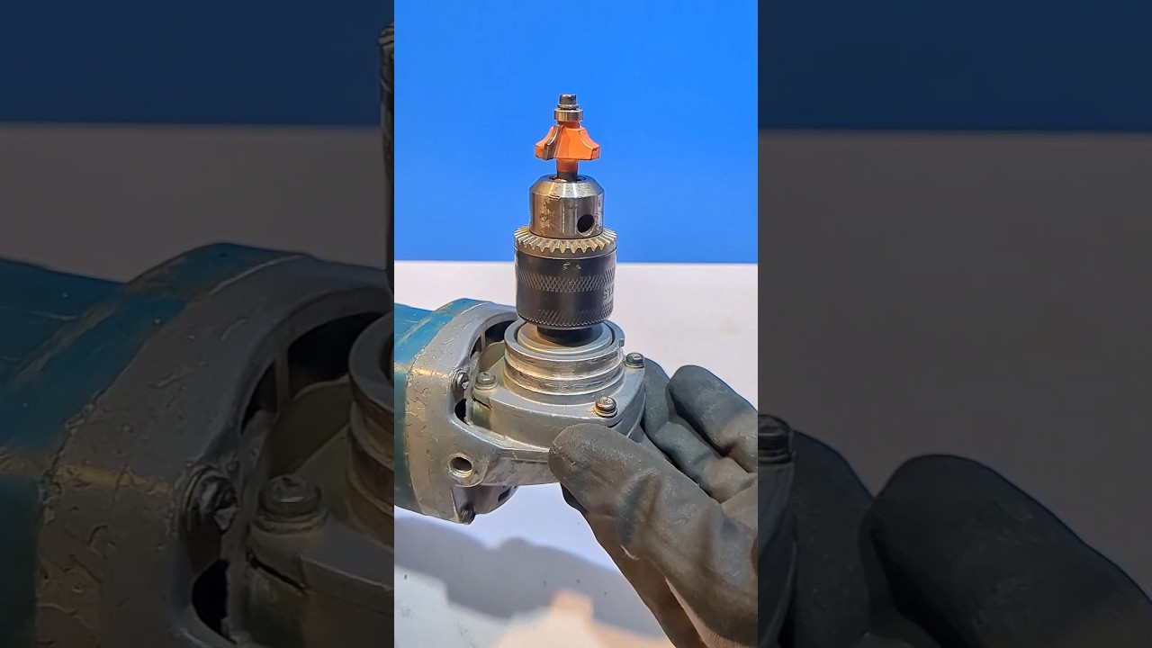 Tips for angle grinder to router making #shorts #tips
