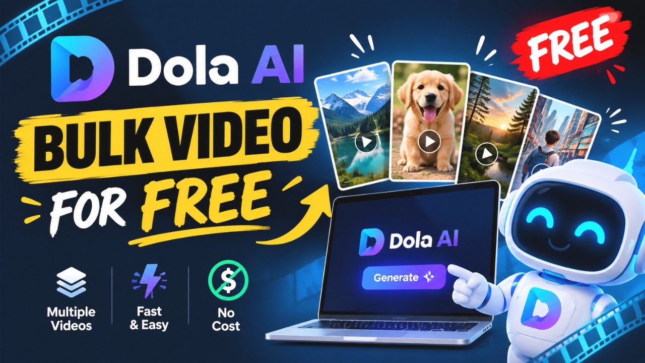 Dola AI Bulk Video Generator ! 😱 Create 100+ Videos at Once