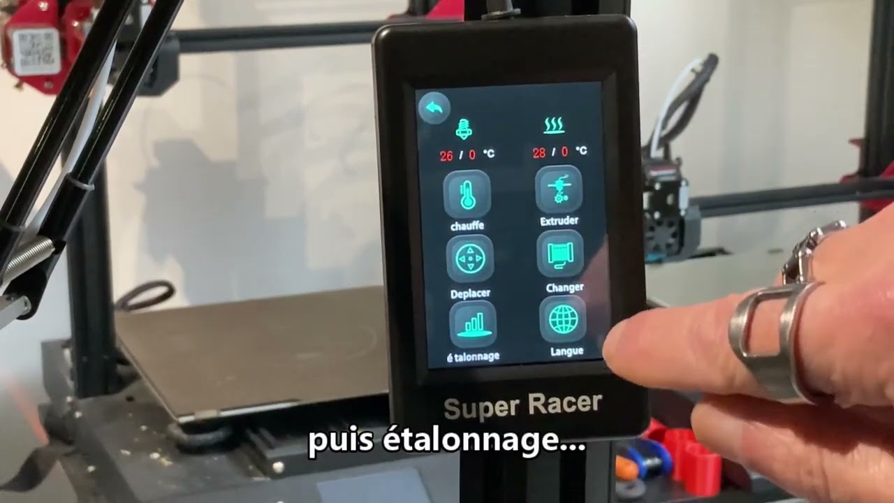Mise à jour et réglages Flsun SuperRacer