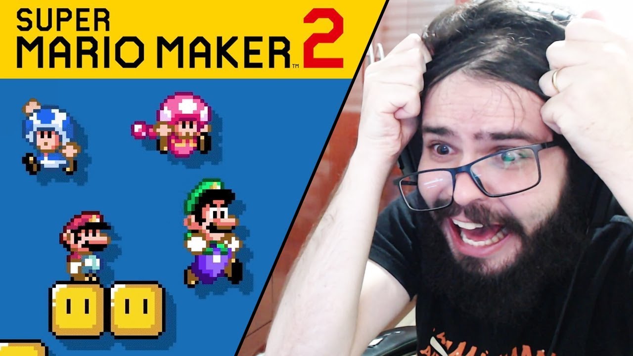 SUPER MARIO MAKER 2! EU SURTEI! (MUITA COISA NOVA)