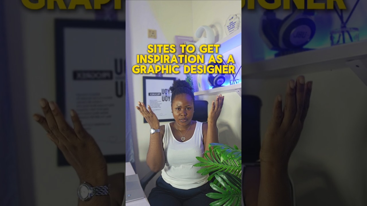 Sites to get graphic design inspiration as a graphic designer #designtips #graphicdesign #usingcanva