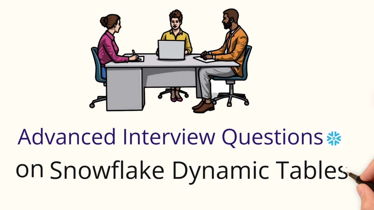 ❄️ Top 6 Interview Questions on Snowflake Dynamic Tables | Advanced-level!
