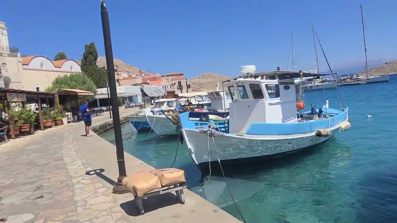 Our First ever walk around Halki in Greece.