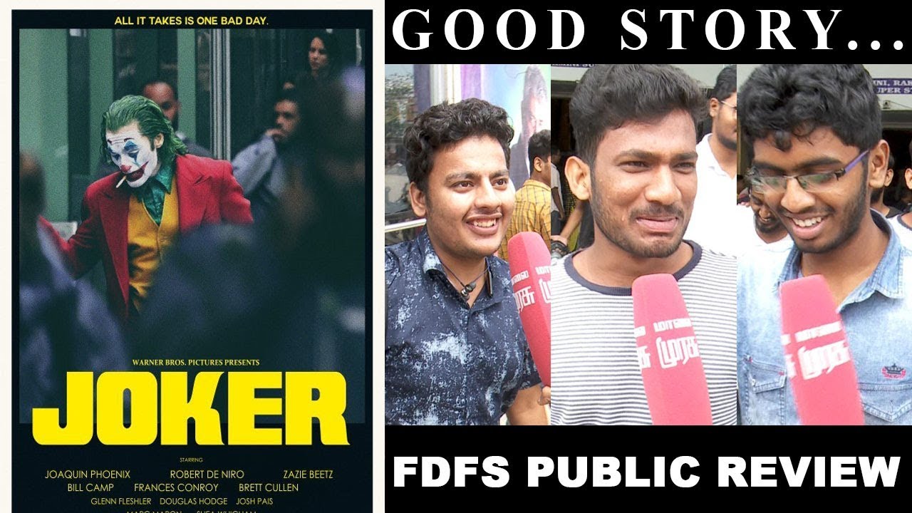 Joker Public Review | Joker FDFS Show | Joaquin Phoenix | Todd Phillips