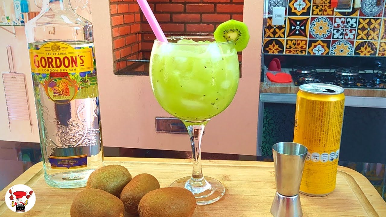 Como Fazer Gin Tônica de Kiwi Perfeito