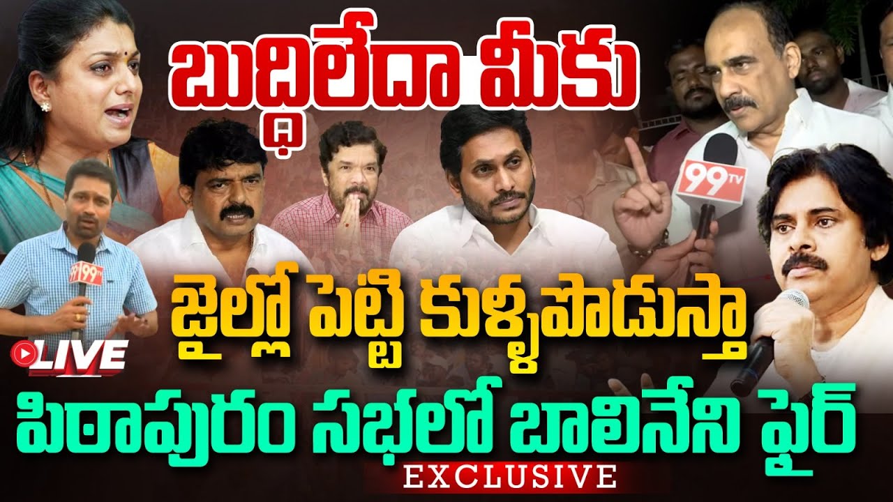 Balineni Mass Warning: బొక్కలో వేసి కుళ్ళబొడుస్తా | Pawan Kalyan Pithapuram | Jayakethanam Sabha
