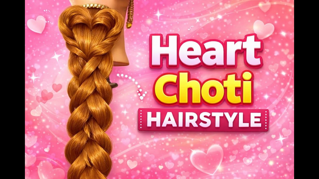 Easy Braid Tutorial, French Braid Step by Step/ heart choty hairstyle #radheymakeover #hairstyle