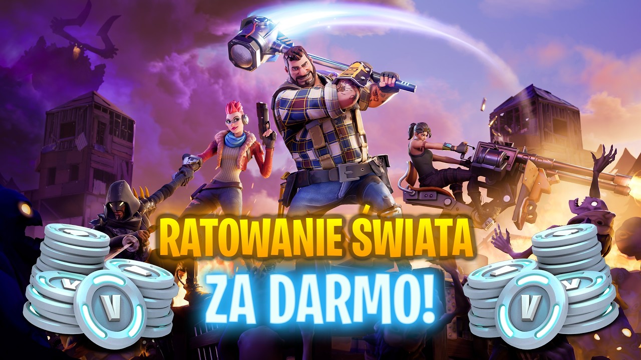 FORTNITE - RATOWANIE ŚWIATA ZA DARMO 🔥 PAKIET FUNDATORA I ZADANIE SPOŁECZNOŚCI