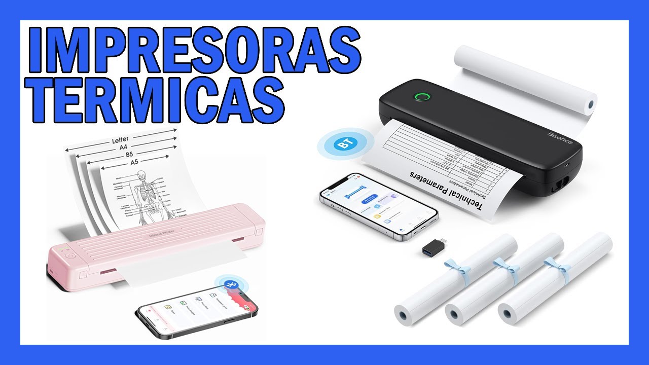🖨️AMAZON 2025🖨️5 MEJORES Impresoras T&eacute;rmicas Baratas🎉Impresora T&eacute;rmica Port&aacute;til [Calidad/Precio]A4 📜