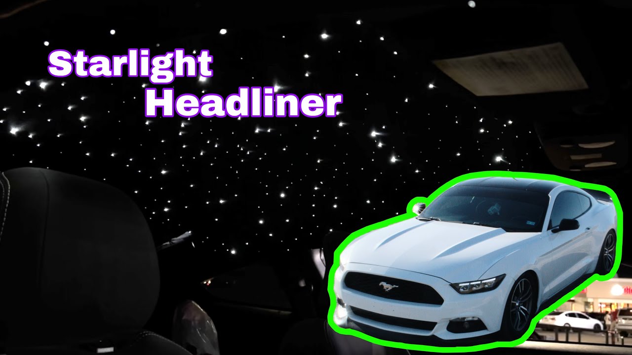 Installing A Starlight Headliner Onto My S550 Mustang!! | Full Process | Rolls Royce Headliner