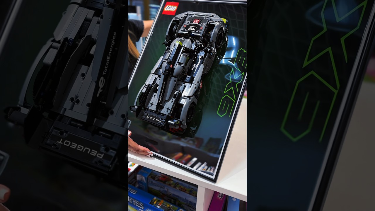 Рамка дисплей для LEGO Technic 42156 Peugeot 9x8 Hypercar