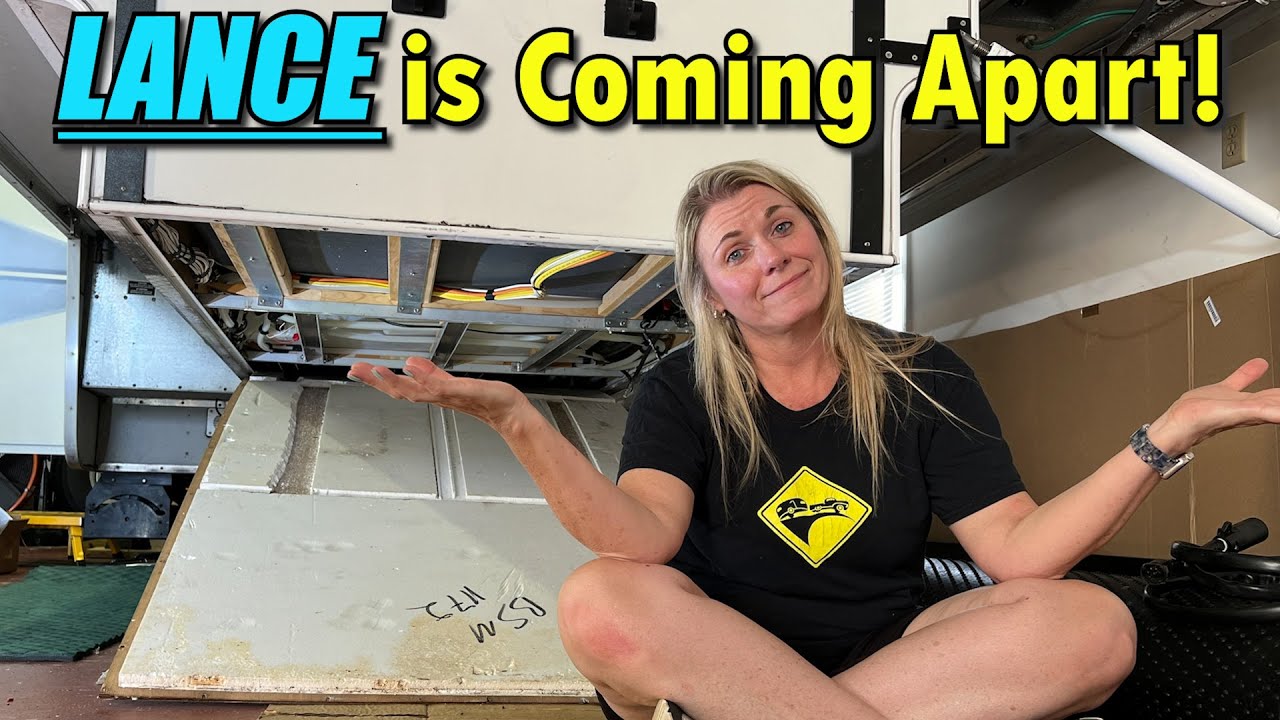Lance 1172 Gray Tank Valve and Water Pump Replacement / Truck Camper Life
