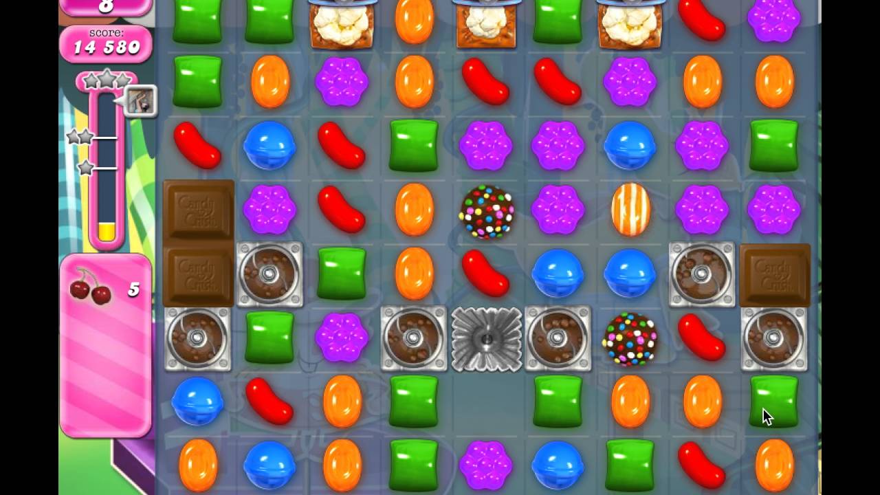 Candy Crush Level 422 (no boosters, 3 stars)