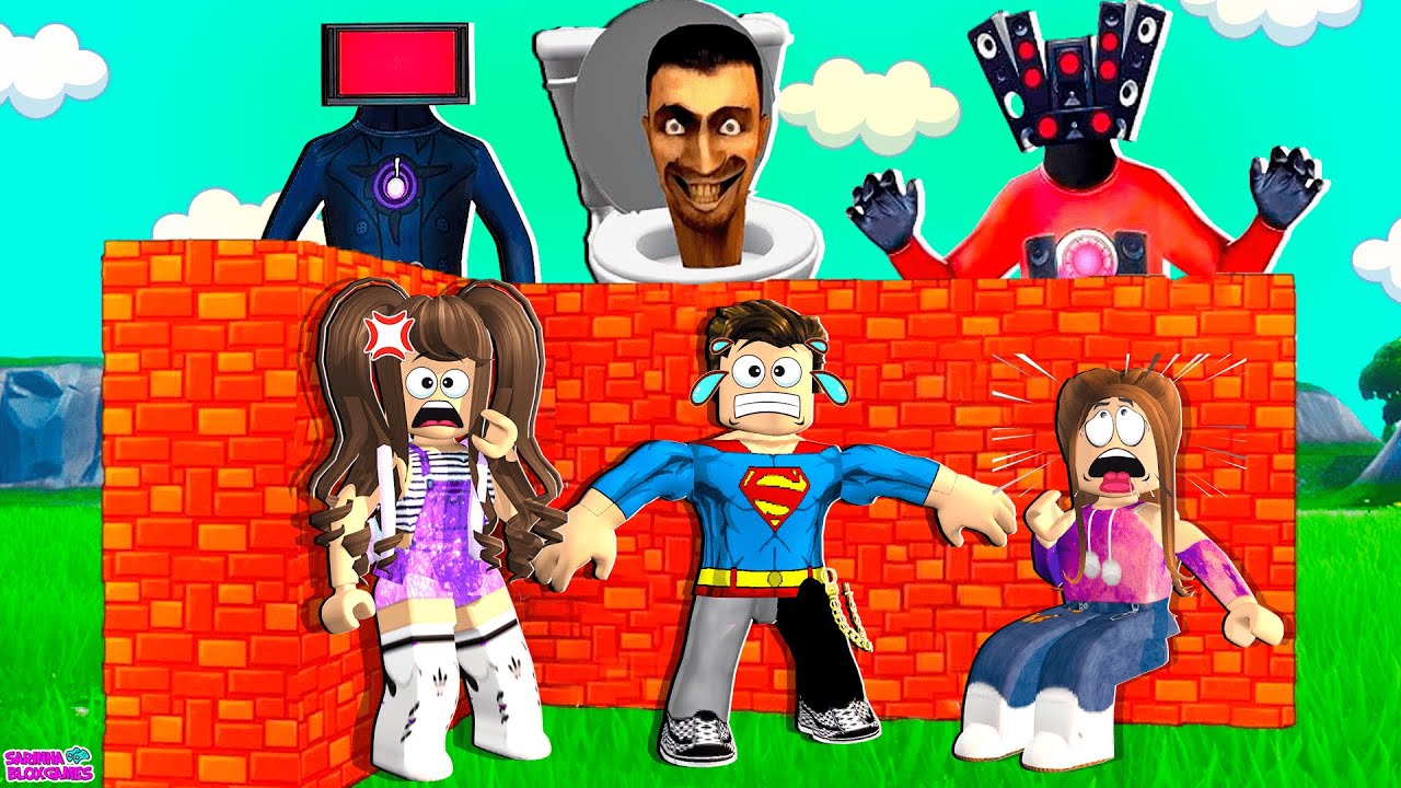 CONSTRUA RÁPIDO E SOBREVIVA AO SKIBIDI TOILET!! Build To Survive Skibidi! Roblox