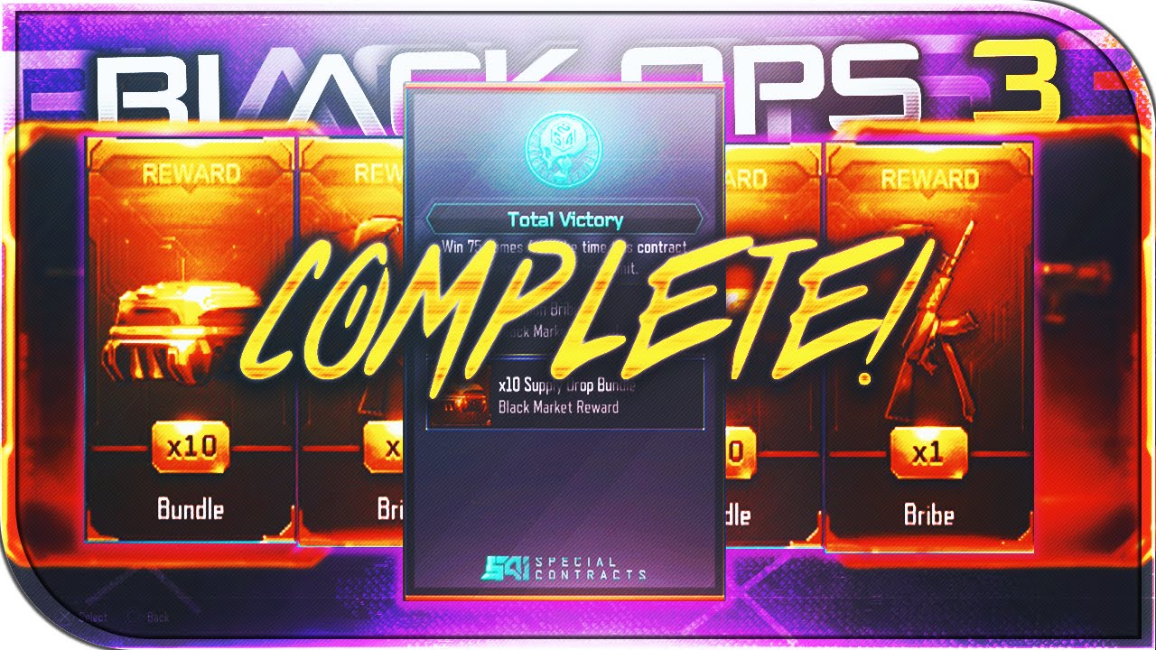 CONTRACT COMPLETED! BLACK OPS 3 INSANE 