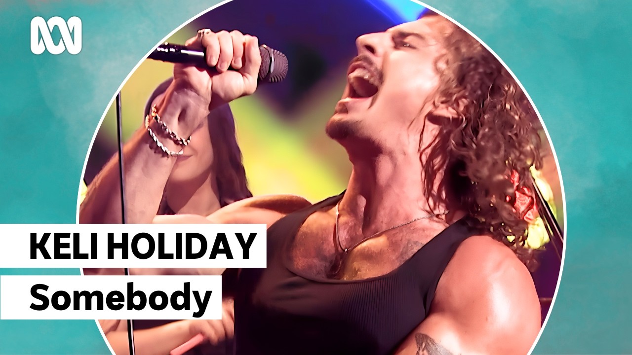 Keli Holiday performs Somebody | Spicks And Specks | ABC iview