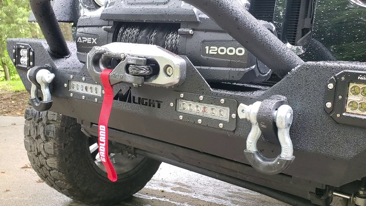 Nilight front bumper Nilight bumper Jeep JK front bumper