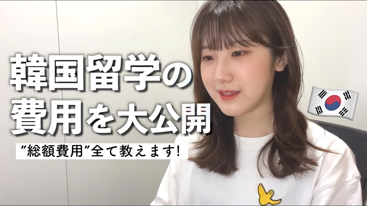 【韓国留学】留学にかかった総額費用と貯金額全て話します！
