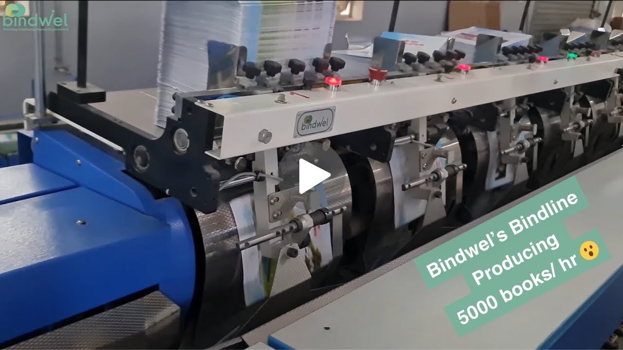 Bindwel’s Bindline Producing 5000 Books/hour 😮 | Join us at drupa 2024 !