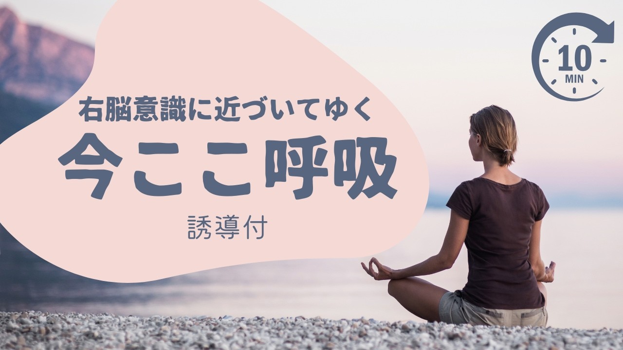 【繰り返し推奨】ネドじゅんさん「 今ここ呼吸 」　身体感覚が濃くなり、細胞が活性化する　右脳意識に近づいていく
