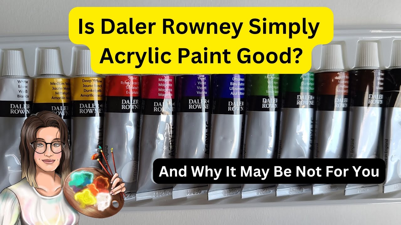 Daler Rowney Simply Acrylic Paint Review: Is It Any Good?