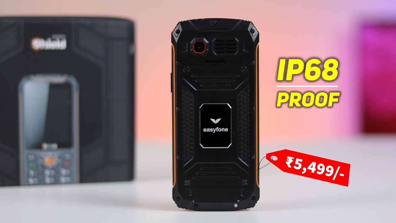 IP68 Proof Rugged Feature Phone 🔥🔥 | Easyfone Shield - TechRJ