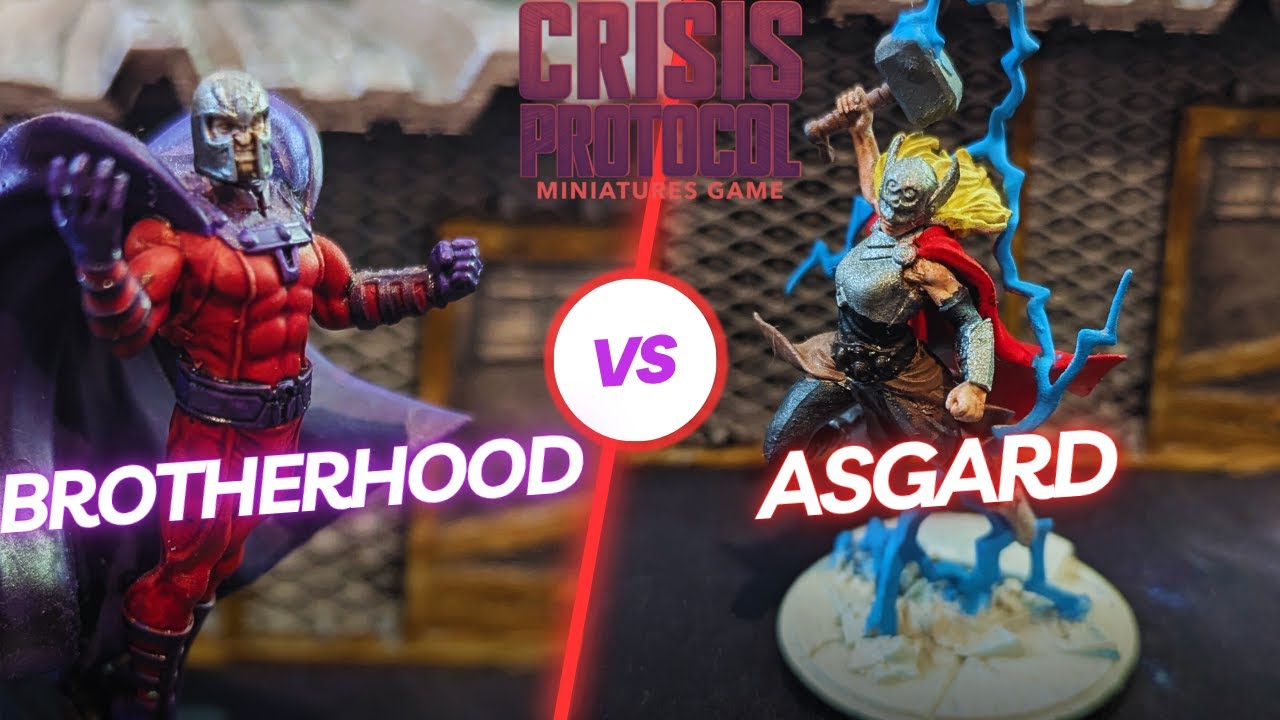 Brotherhood of Mutants Vs Asgard ~ Live Marvel Crisis Protocol Battle Report #108