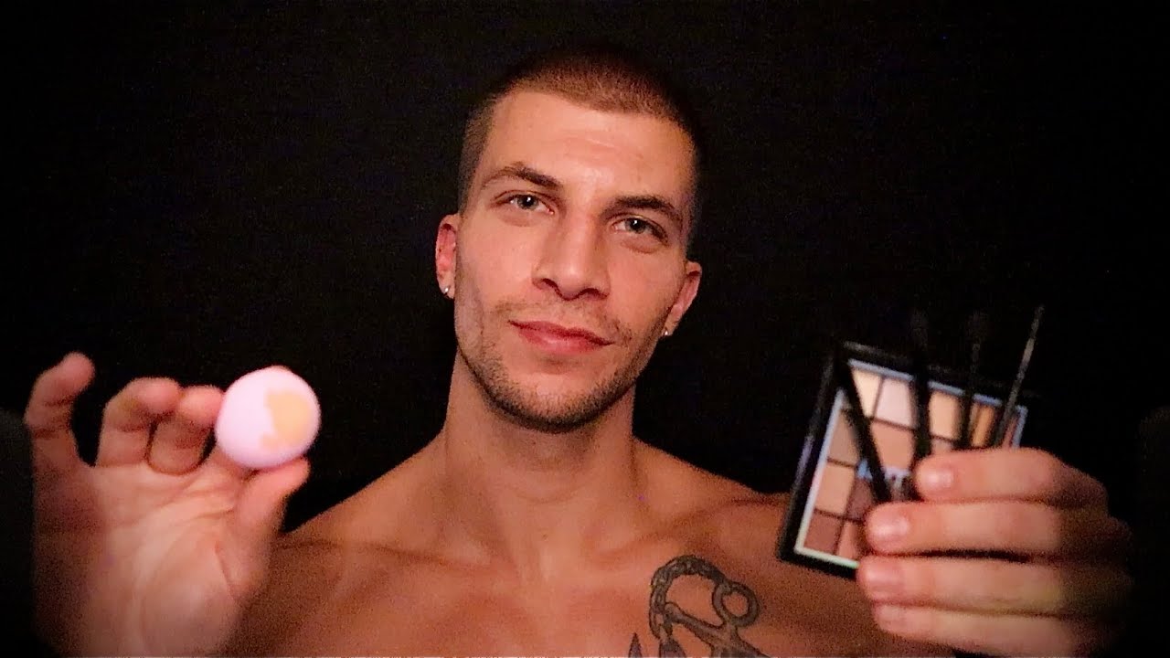 ASMR Realistic Makeup On Your Sceen 😳💄 (Layered Ear-to-Ear Triggers)