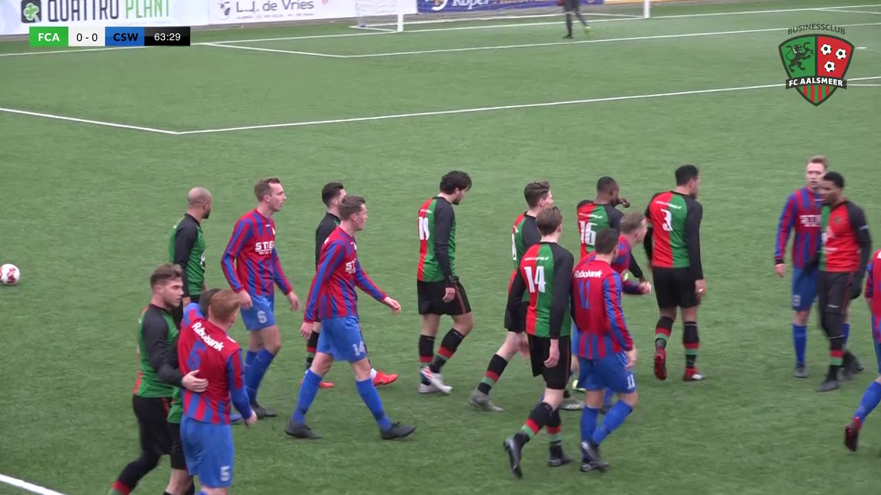 FC Aalsmeer - CSW Wilnis (25-01-2020)