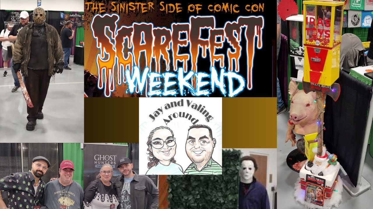 Our 1st  SCAREFEST WEEKEND 2023 in Lexington Kentucky we saw Celebrities, Costumes, and Merchandise