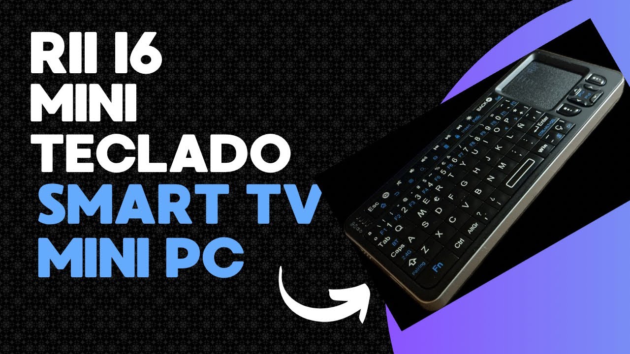 Rii i6 teclado-mando a distancia para Smart TV-Mini PC…