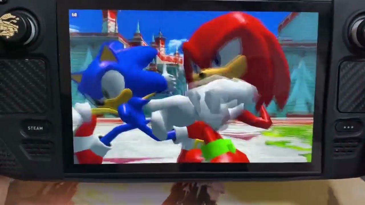 Sonic Heroes PC version with Widescreen mod