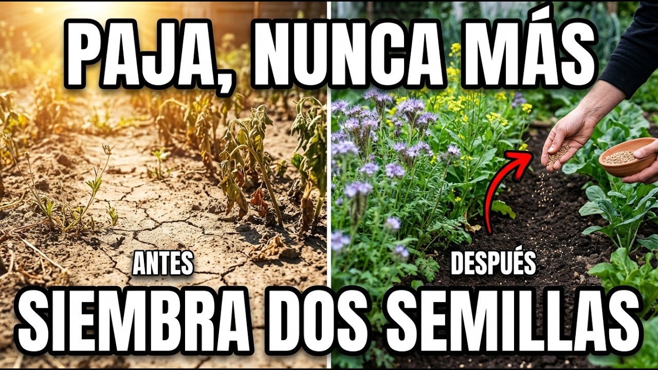 Dos semillas y el suelo deja de agrietarse — lo que NO te venden