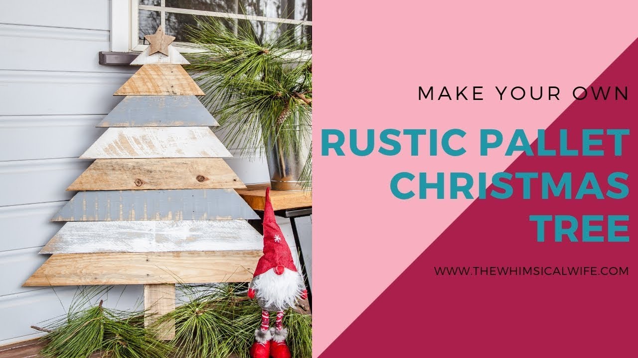 Rustic Pallet Christmas Tree