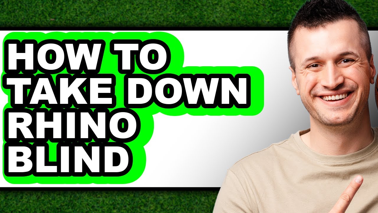 How to Take Down Rhino Blind - Easy Guide