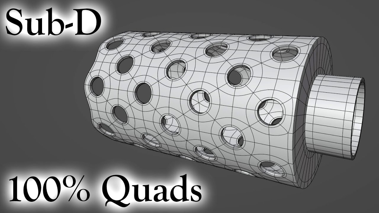 Sub-D mit sauberen Quads | Blender Tutorial Deutsch
